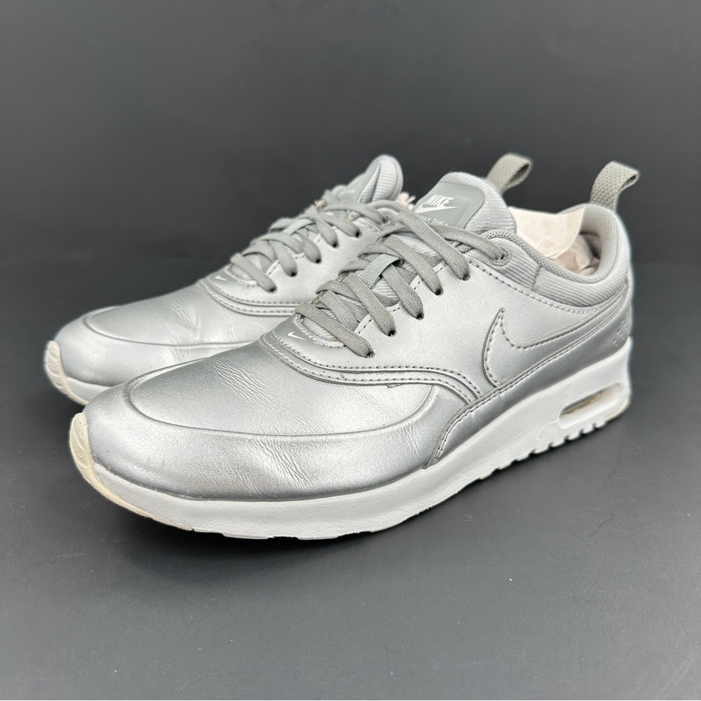 Nike Women's Sneakers in Metallic Gray